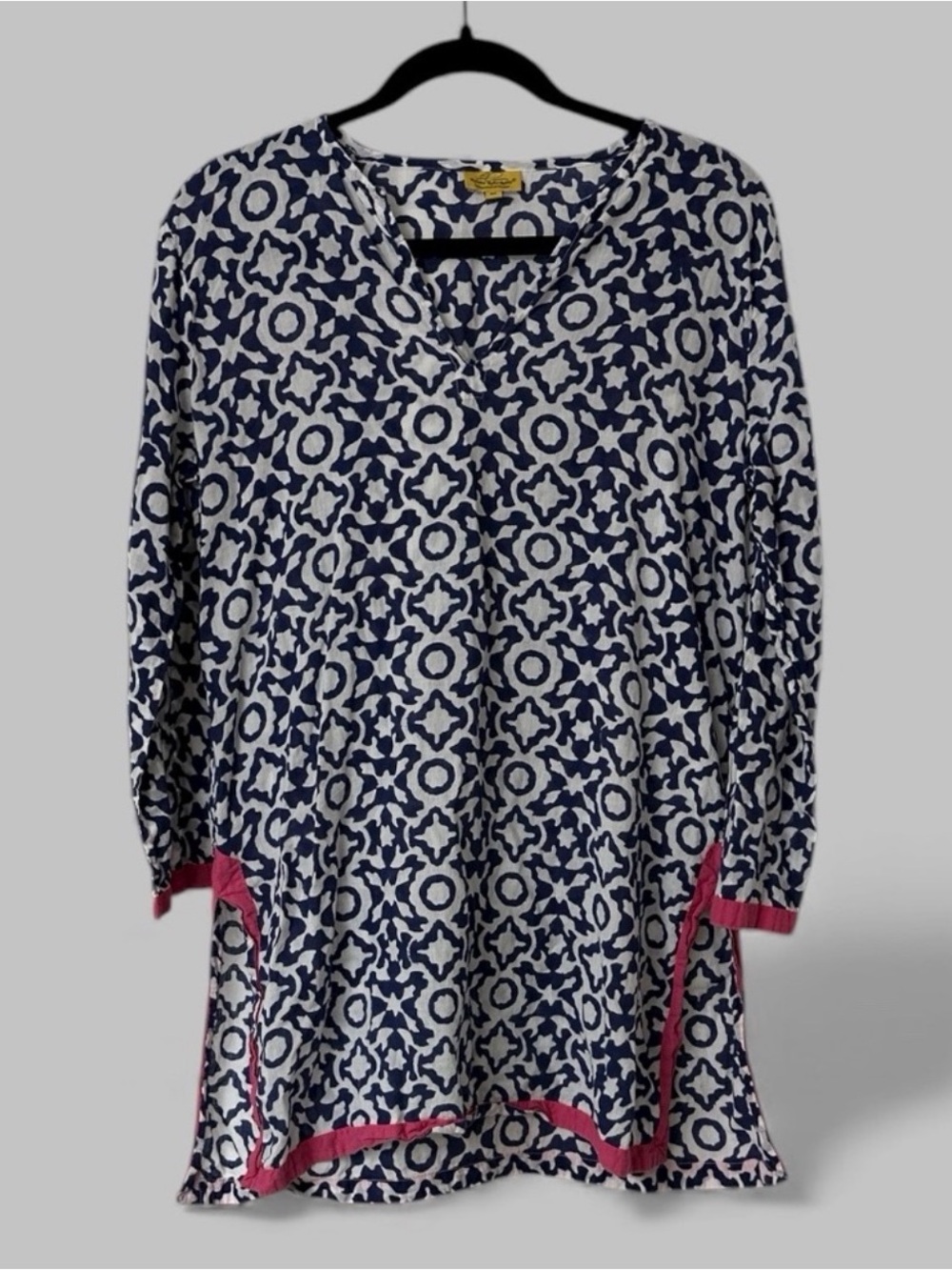 Roberta Roller Rabbit 100% Cotton Printed Swimsuit Cover-Up